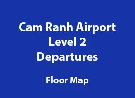 Cam Ranh International Airport, Departures, Level 2 floor map