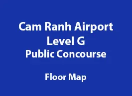 Cam Ranh International Airport, Public Concourse, Level G floor map