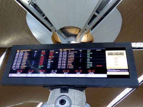 Check flight schedule & status at Kuala Lumpur International Airport Terminal 1 (KLIA)