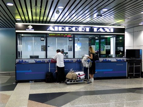 Taxi services at Kuala Lumpur International Airport Terminal 1 (KLIA)