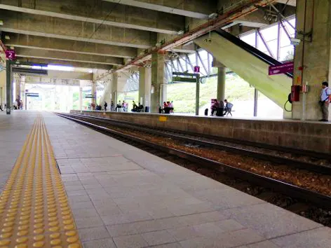 Boarding platforms at Putrajaya & Cyberjaya ERL station