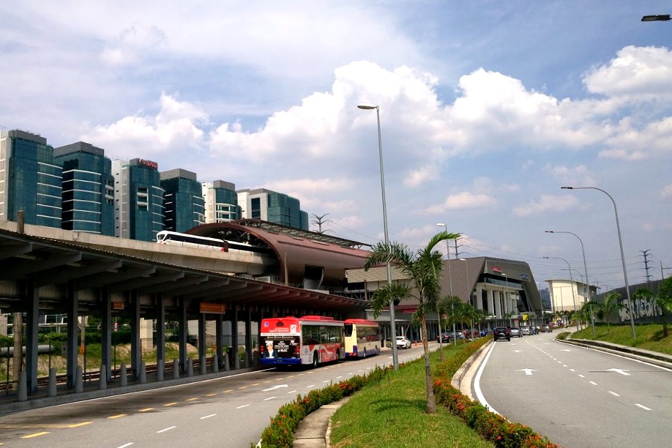 Subang Jaya KTM Station, situated at Subang Jaya behind Subang Parade
