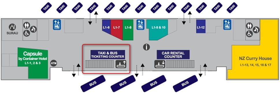 Check Taxi Fare From To The Klia2 Terminal Klia2 Info