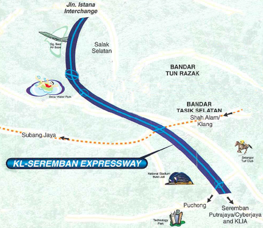 Kuala Lumpur Seremban Expressway E37 Klia2 Info
