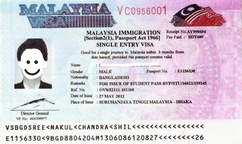 tourist visa to enter malaysia