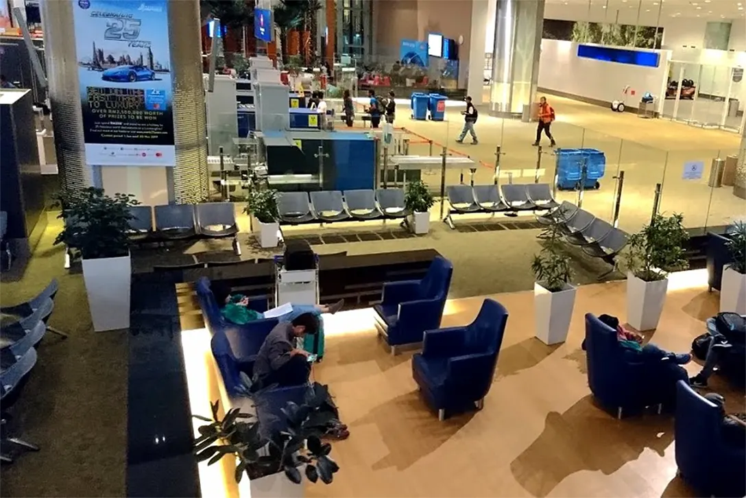Waiting area for International Transfer at the Satellite Building for Flight Transfer