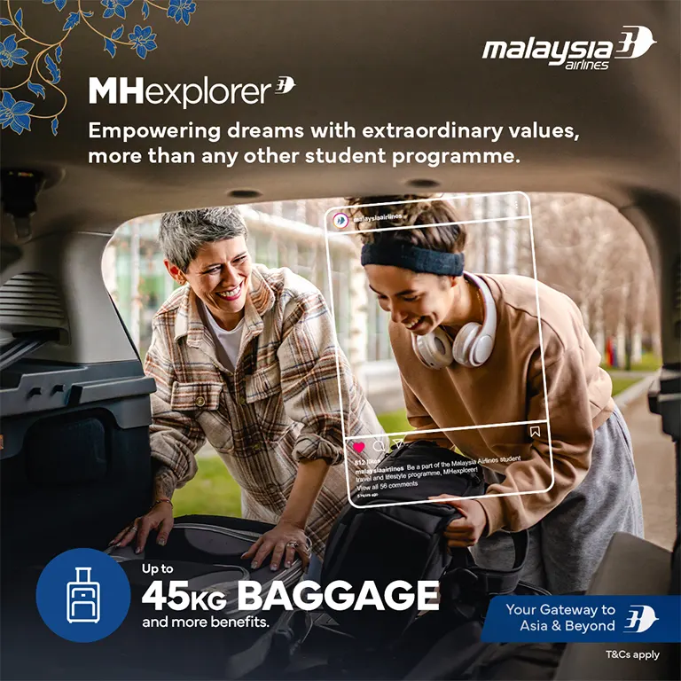 Up to 45kg baggage allowance and more benefits